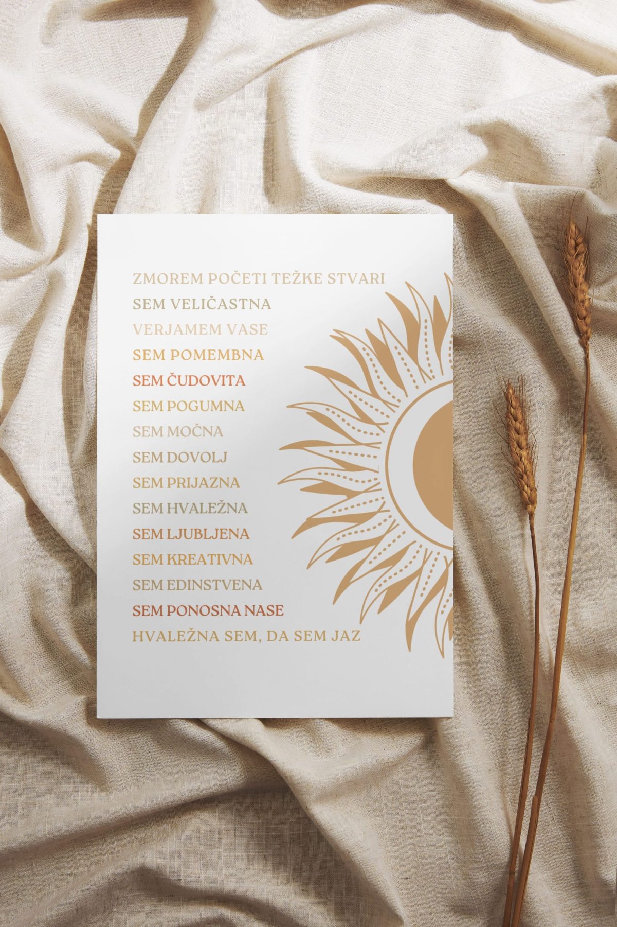 grafika pozitivne misli