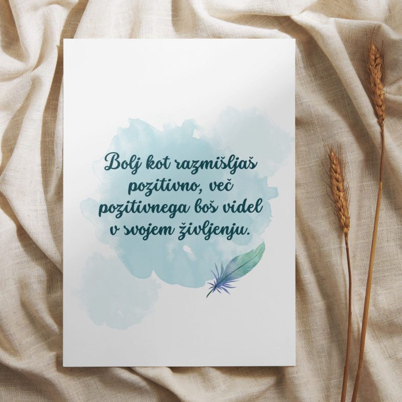 grafika pozitivne misli